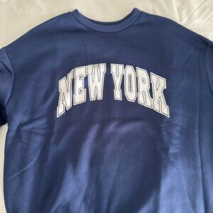 New York Navy Crew Neck